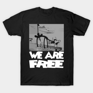 Steamboat Willie. We Are Free T-Shirt